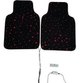 Fiber Optic Twinkle Stars Car Mats WaterProof Star Light Car LED Rugs With APP Remote Control Light Effect