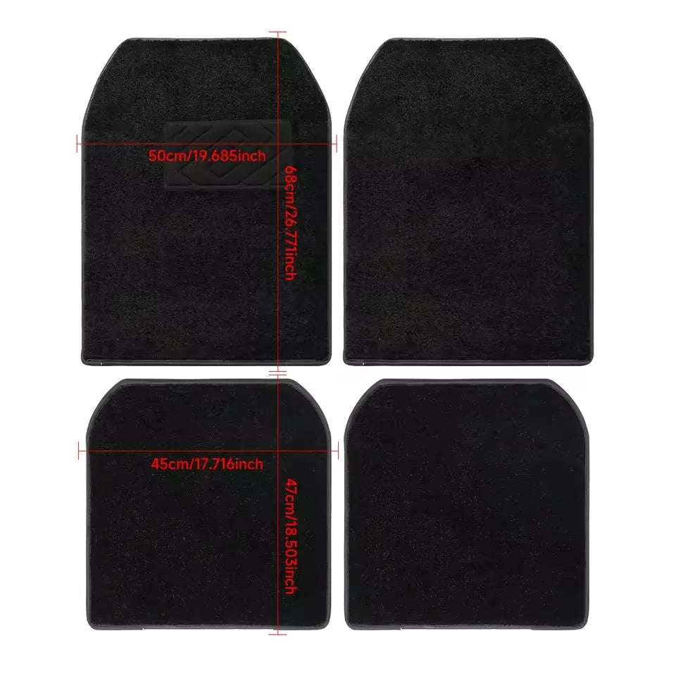 Starlight Car Mat Car Full Starlight carpet Starlight foot mat change color belt app Remote Control Light Effect LED Rugs 12V
