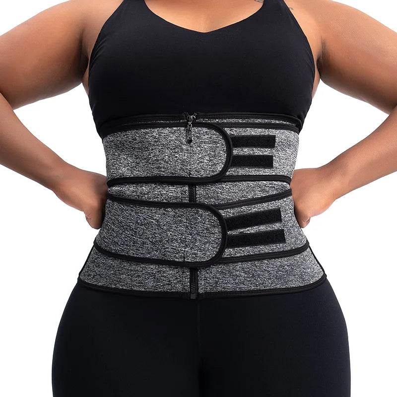 Waist Trainer Plus Size for Women Sports Girdle Corset Slimming Belly Body Shaper Sweat Trimmer Belt Slimmer Weight Loss Belts