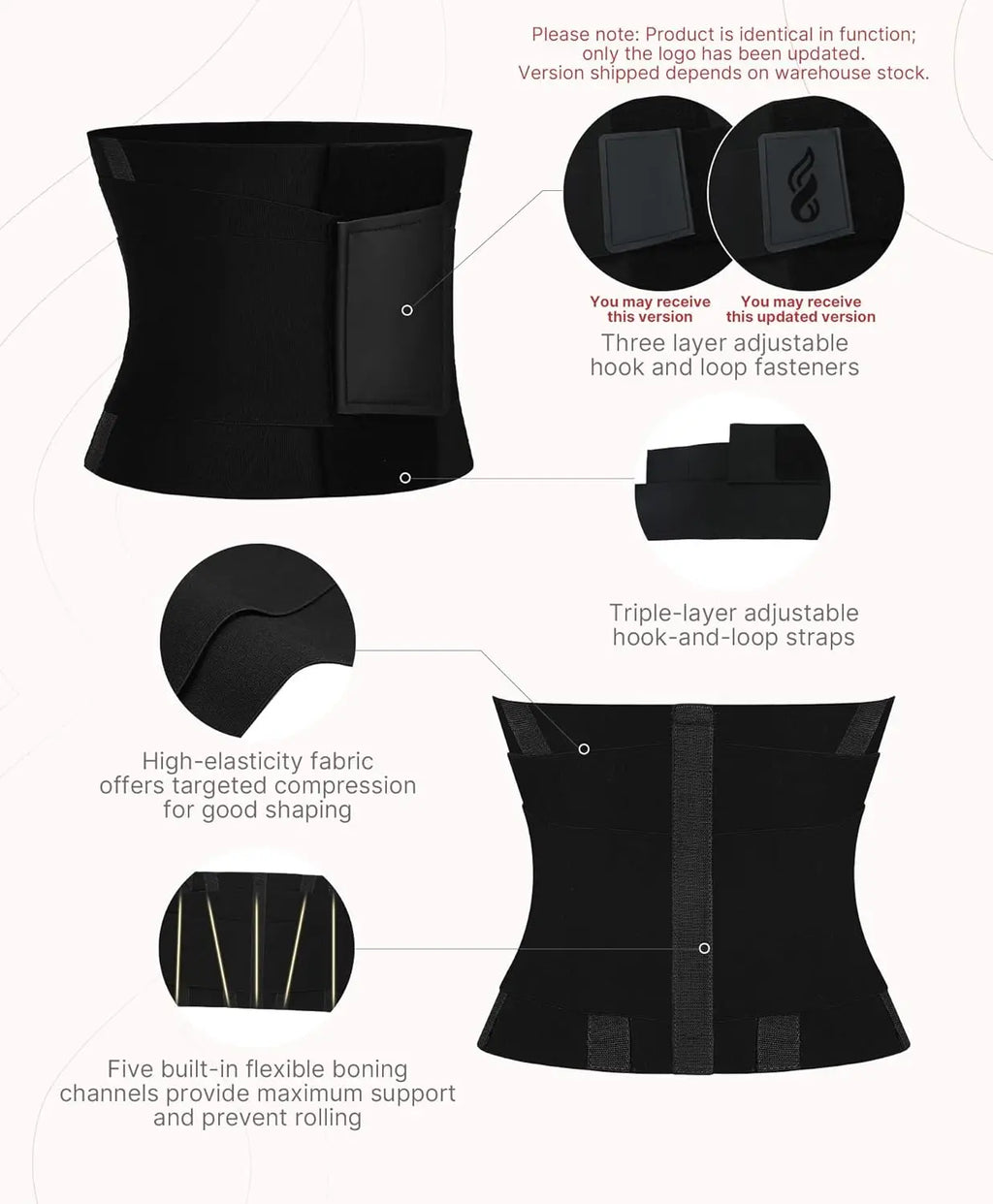 Waist Trainer Workout Waist Cincher slimming waist Trimmer Belt Tummy Control Body Shaper Triple Wrap Women and Men