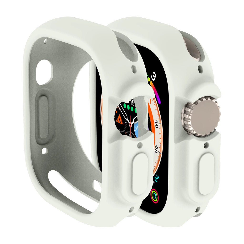 Soft Silicone Cover for Apple Watch Ultra2 49mm All-Round Bumper Scratch-Resistant Protective TPU case for apple watch ultra3 49