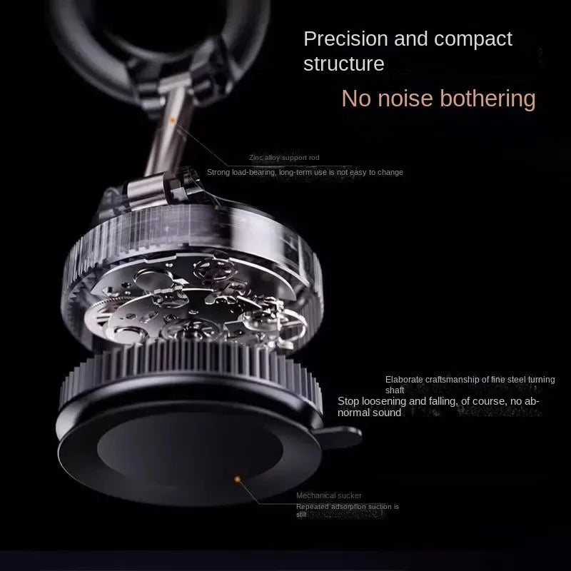 Car Phone Holder with Vacuum Adsorption and Magnetic Suction, New 2025 Model, for In-Car Navigation