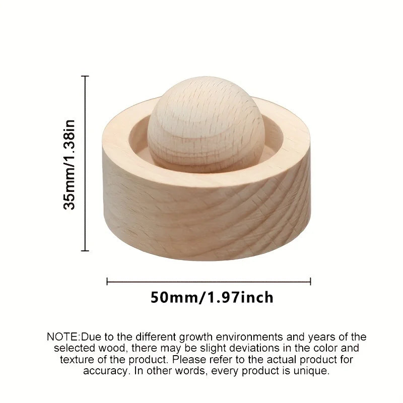 Car & Home Essential Oil Diffuser - Made of Wood Mini Cute Natural Fragrance Diffuser Suitable for Bedroom Living Room Bathroom