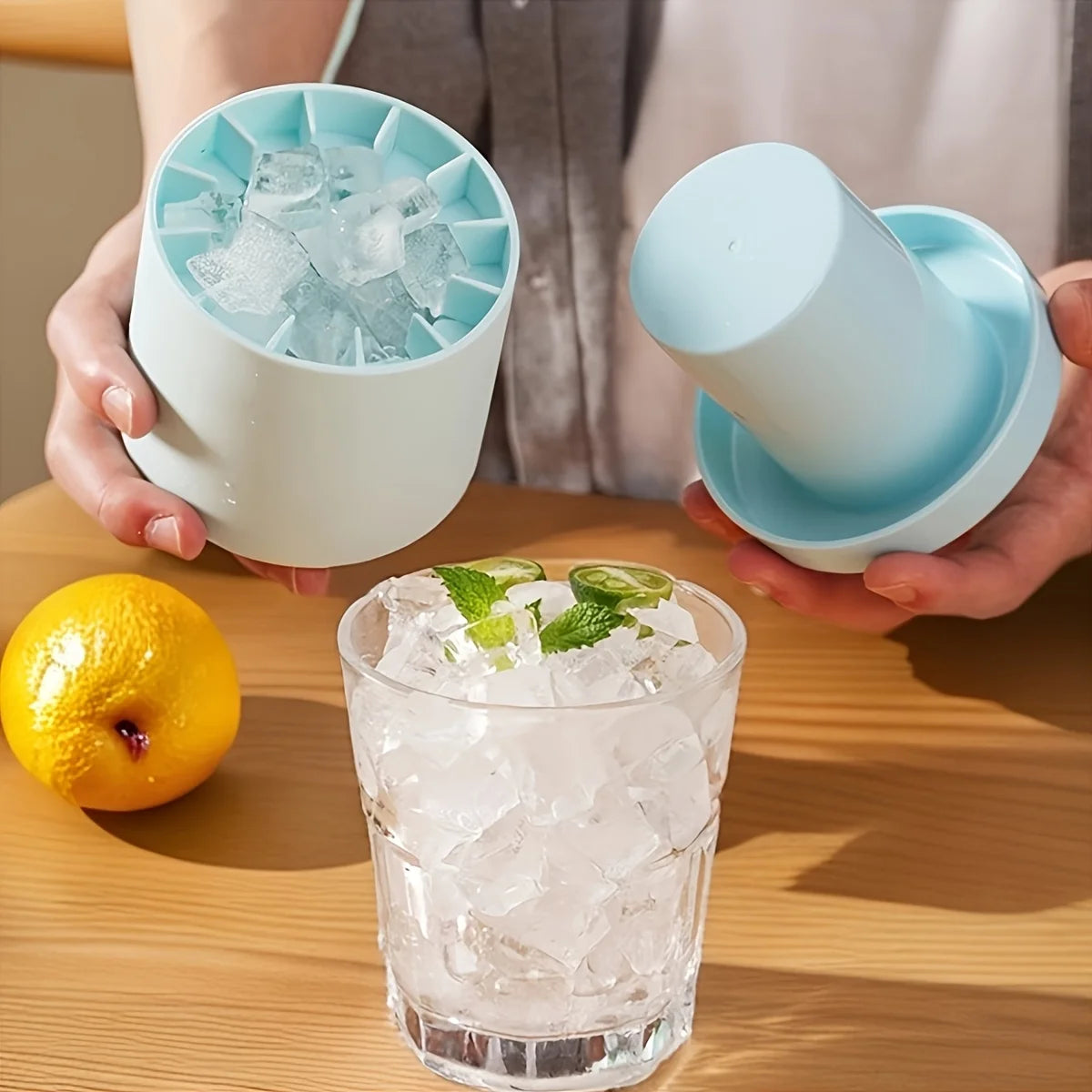 Silicone Cube of Ice Mold Makes Ice Easily And Creates Perfectly Shaped Ice Cubes Household Kitchen Refrigerator Additions