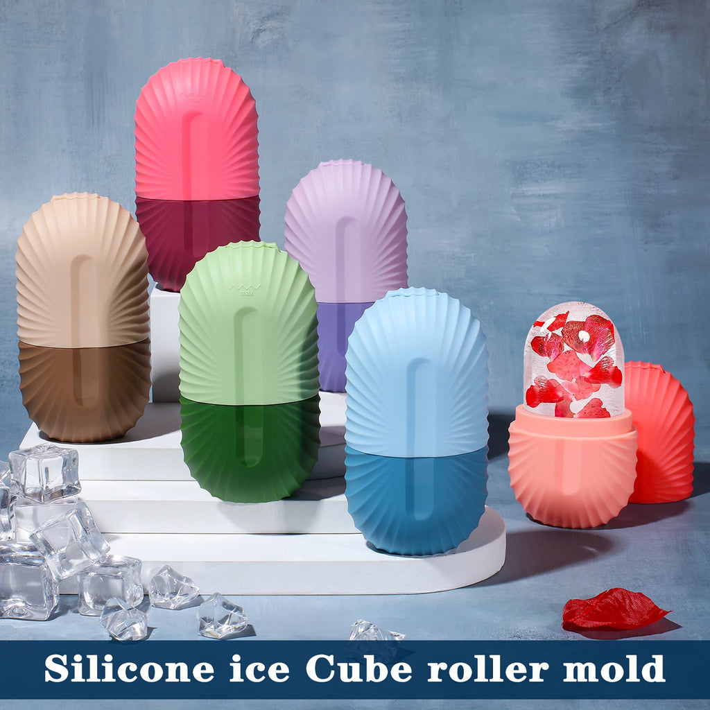 silicone face ice cube mold for Beauty and Skin Care silicon face ice roller