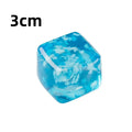 3/4.5/5.5CM Squishy Snowflake Ice Cubes Slow Rising Sensory Fidget Toy Soft Ice Cubes Stress Relief Squeeze Toy Hand Exercise