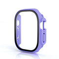 Glass+case For Apple Watch Ultra 49mm PC Bumper+Screen Protector Tempered luxury box Cover for apple watch ultra 2 Accessories