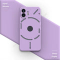 Phone Case for Nothing Phone (2) 2 Two Phone2 6.7" A065 Soft Square Liquid Silicone Internal Flocking Lens Protection Back Cover