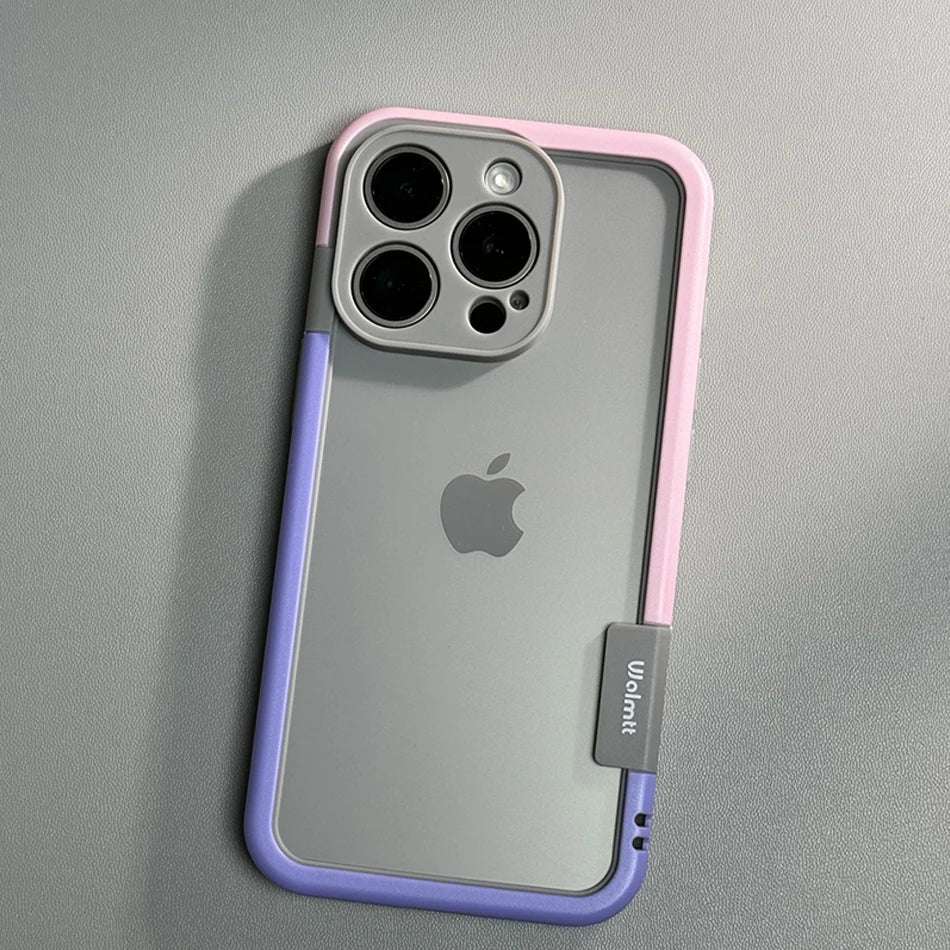 Shockproof Soft Silicone Frame Phone Case for iPhone 17 Pro Max 13 14 15 16 Plus NoBack Heat Dissipation Protection Bumper Cover