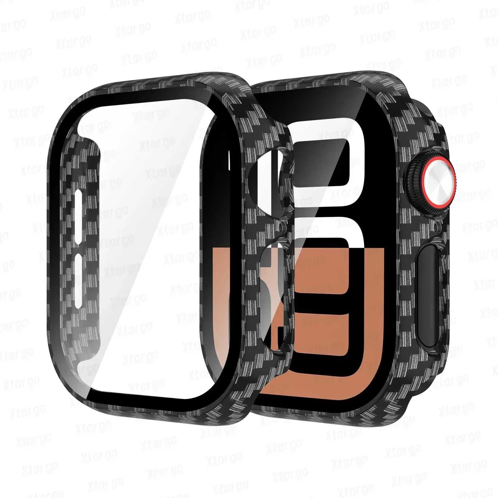 Tempered Glass+Case for Apple Watch Series 10 42mm 46mm Matte PC Bumper Screen Protector for Apple Watch Accessories Series 10