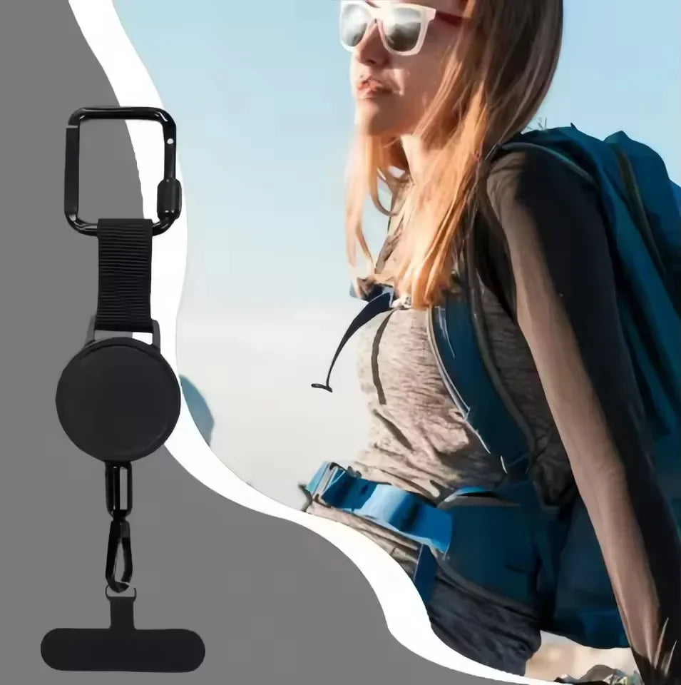 Retractable Anti Theft Outdoor Phone Case for IPhone Air 17 16 E 15 14 13 12 Pro Max Plus 17Pro Anti-lost Lanyard Phone Cover