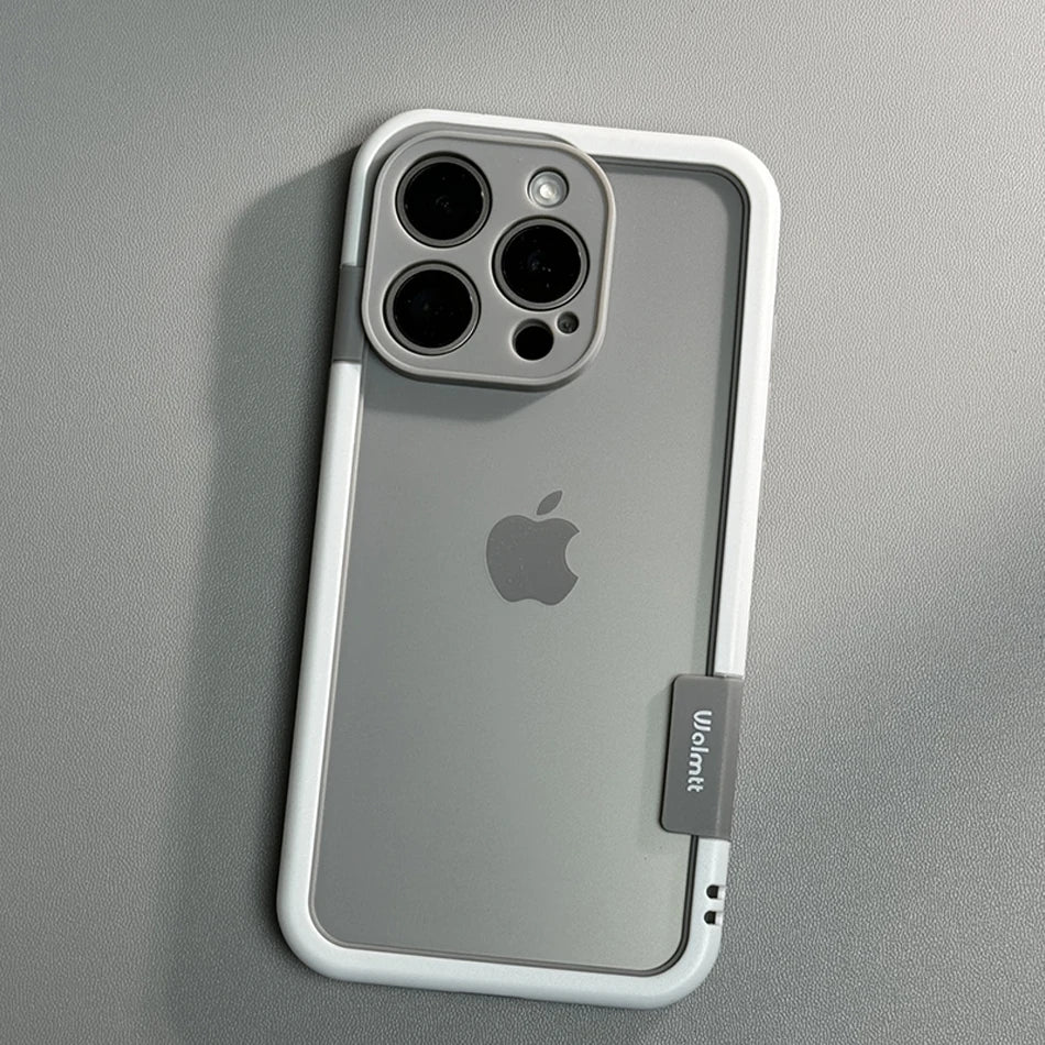 Shockproof Soft Silicone Frame Phone Case for iPhone 17 Pro Max 13 14 15 16 Plus NoBack Heat Dissipation Protection Bumper Cover