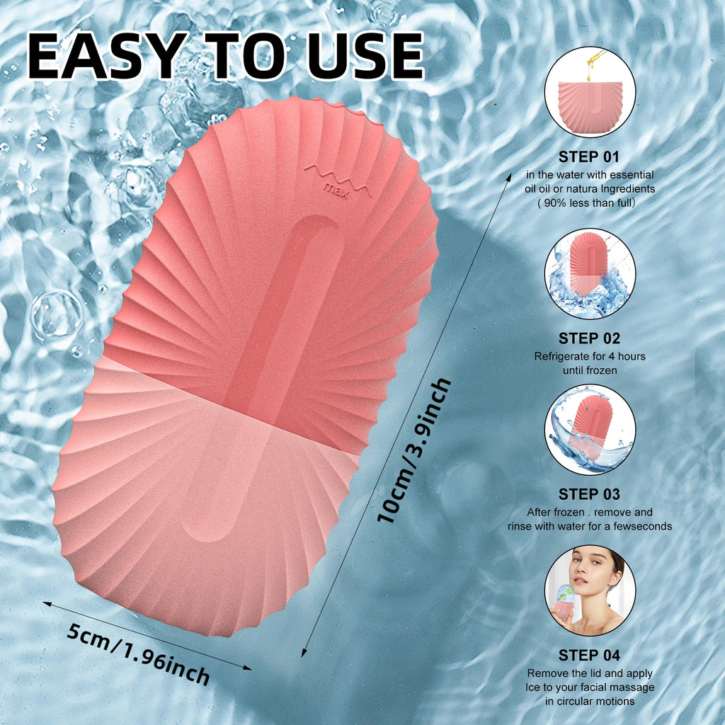 silicone face ice cube mold for Beauty and Skin Care silicon face ice roller