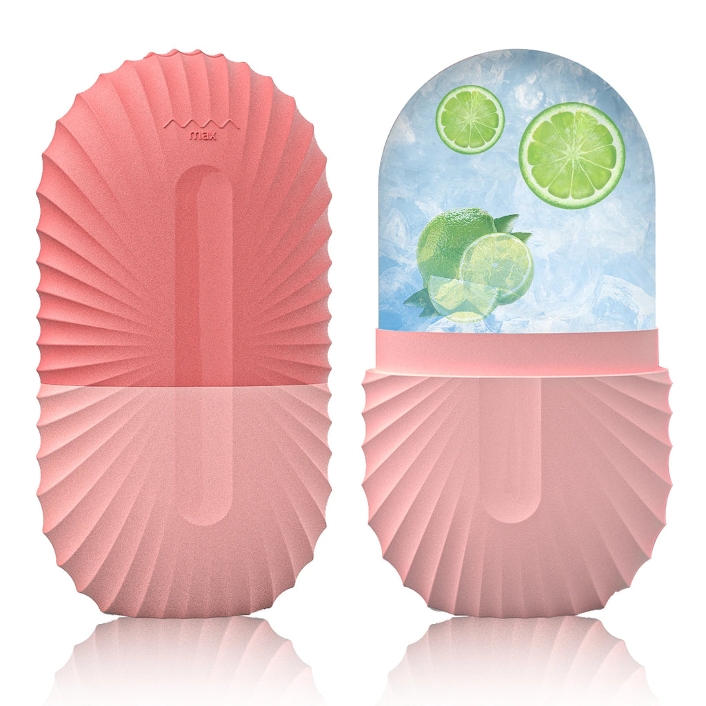 silicone face ice cube mold for Beauty and Skin Care silicon face ice roller