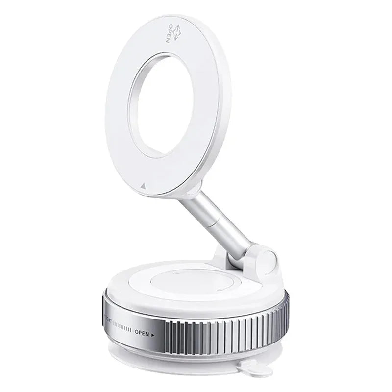 Car Phone Holder with Vacuum Adsorption and Magnetic Suction, New 2025 Model, for In-Car Navigation