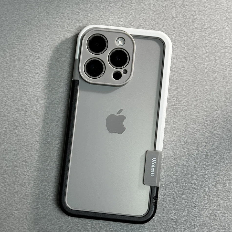 Shockproof Soft Silicone Frame Phone Case for iPhone 17 Pro Max 13 14 15 16 Plus NoBack Heat Dissipation Protection Bumper Cover