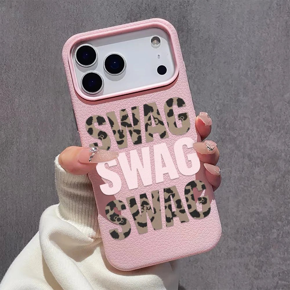 Fashion Leopard Print Swag Silcone Phone Case For IPhone 17 Air 17e 16e 15 14 Plus 13 12 11 Pro Max Protective Soft Cover