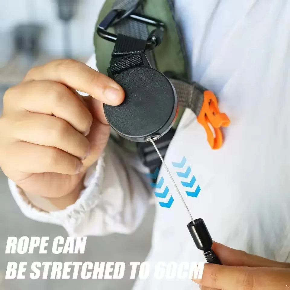 Retractable Anti Theft Outdoor Phone Case for IPhone Air 17 16 E 15 14 13 12 Pro Max Plus 17Pro Anti-lost Lanyard Phone Cover
