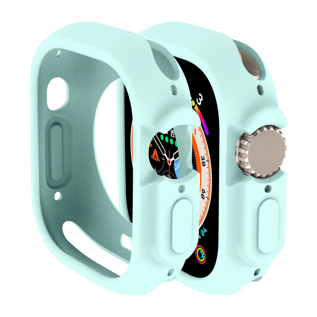 Soft Silicone Cover for Apple Watch Ultra2 49mm All-Round Bumper Scratch-Resistant Protective TPU case for apple watch ultra3 49