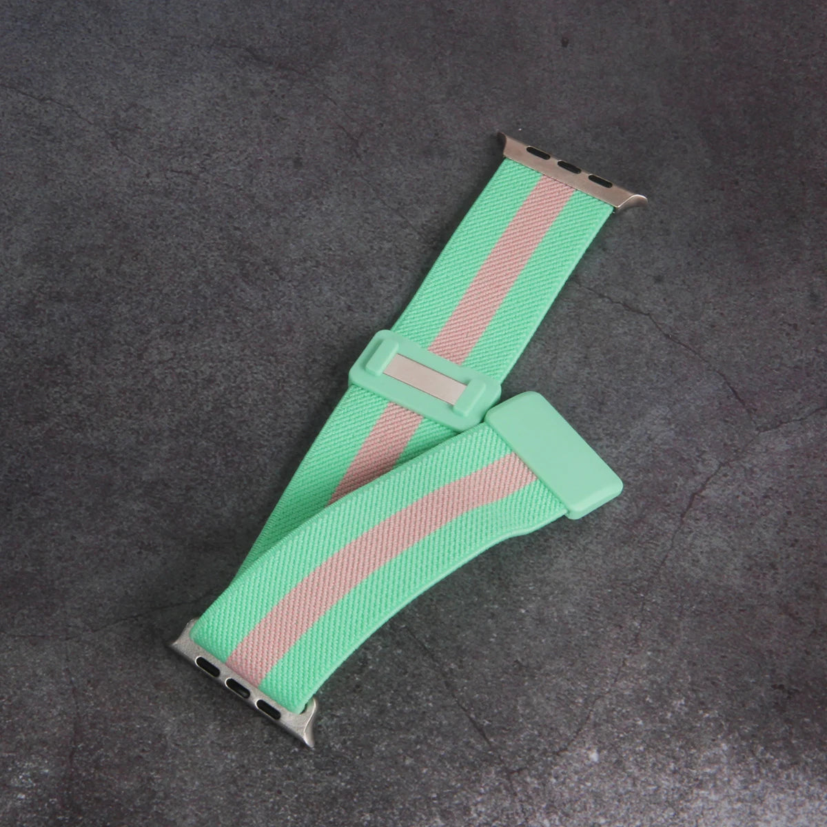 Elastic Loop For Apple Watch Band 45mm 44mm49mm42mm 41mm40mm38mm Magnetic Buckle Nylon Loop for Apple Watch Strap Series9 8 7 6