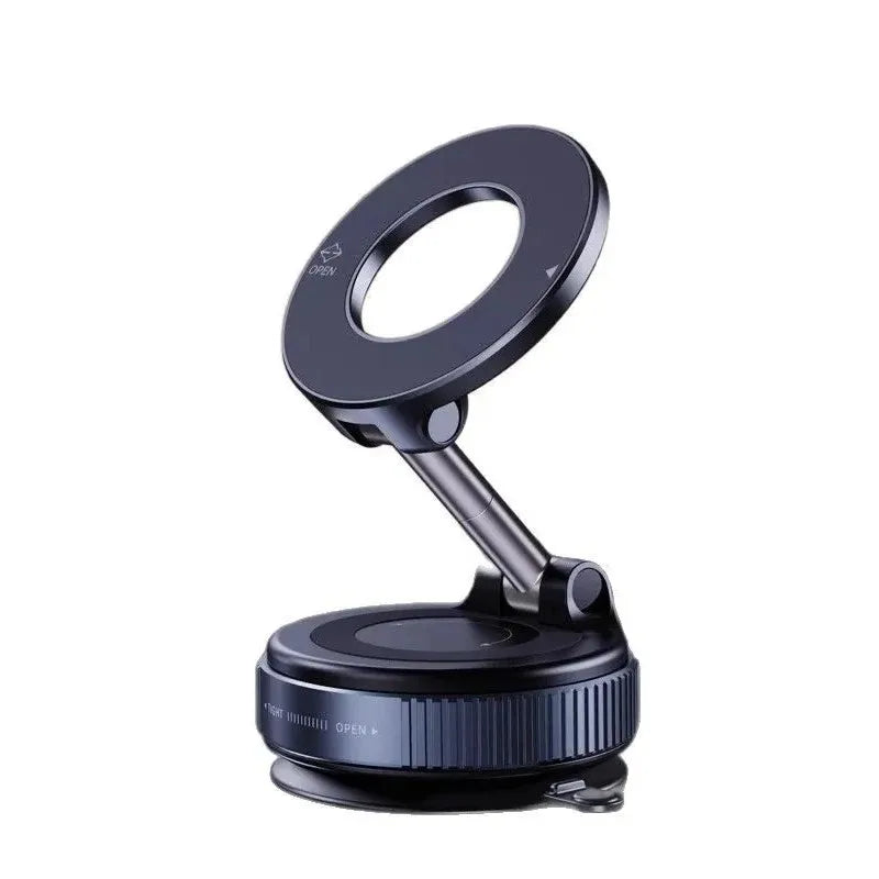 Car Phone Holder with Vacuum Adsorption and Magnetic Suction, New 2025 Model, for In-Car Navigation