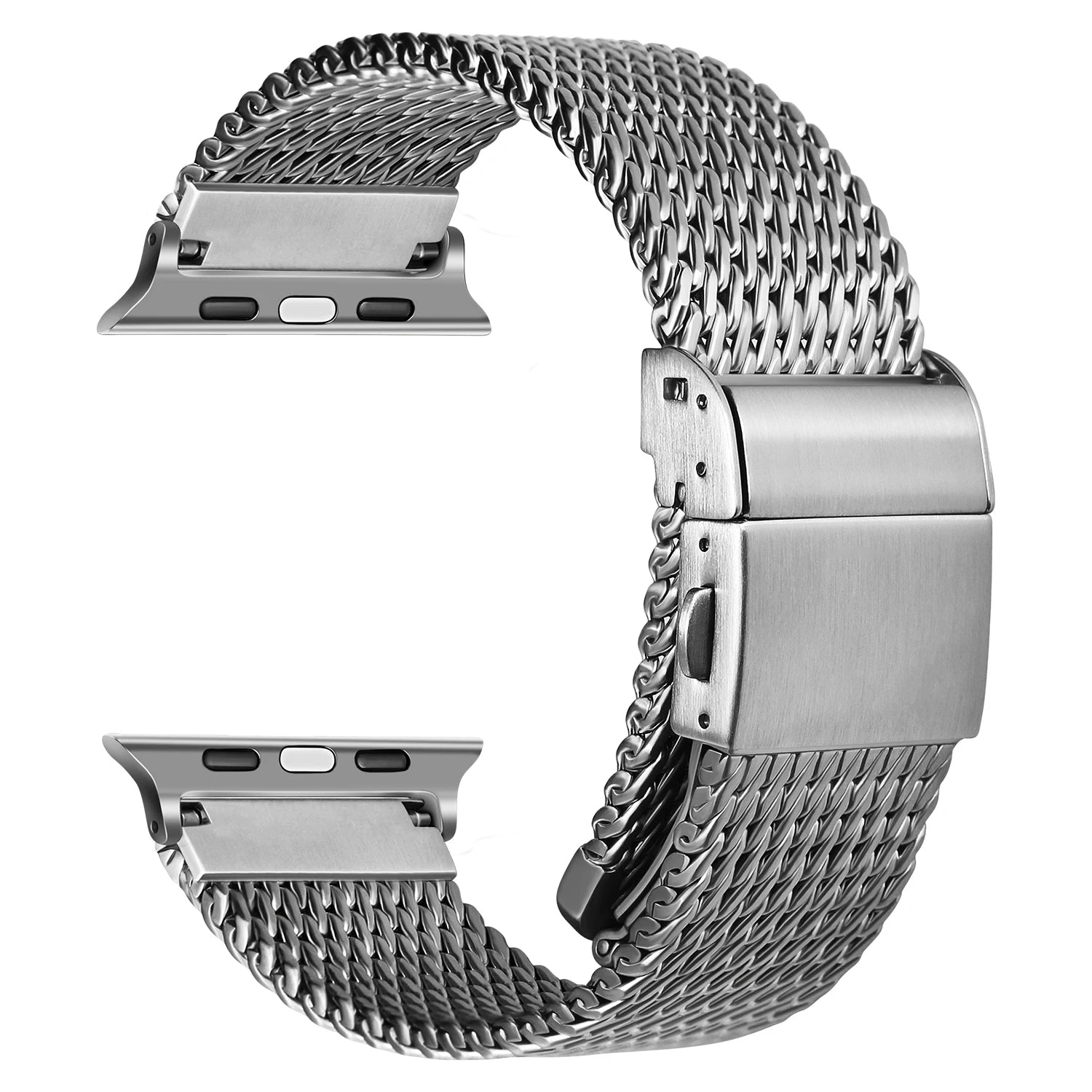luxury Apple Watch Ultra 2 Strap 49mm, 316L Stainless Steel Milanese Mesh Band, For Apple Watch 45mm 44mm 41mm 40mm Bracelet