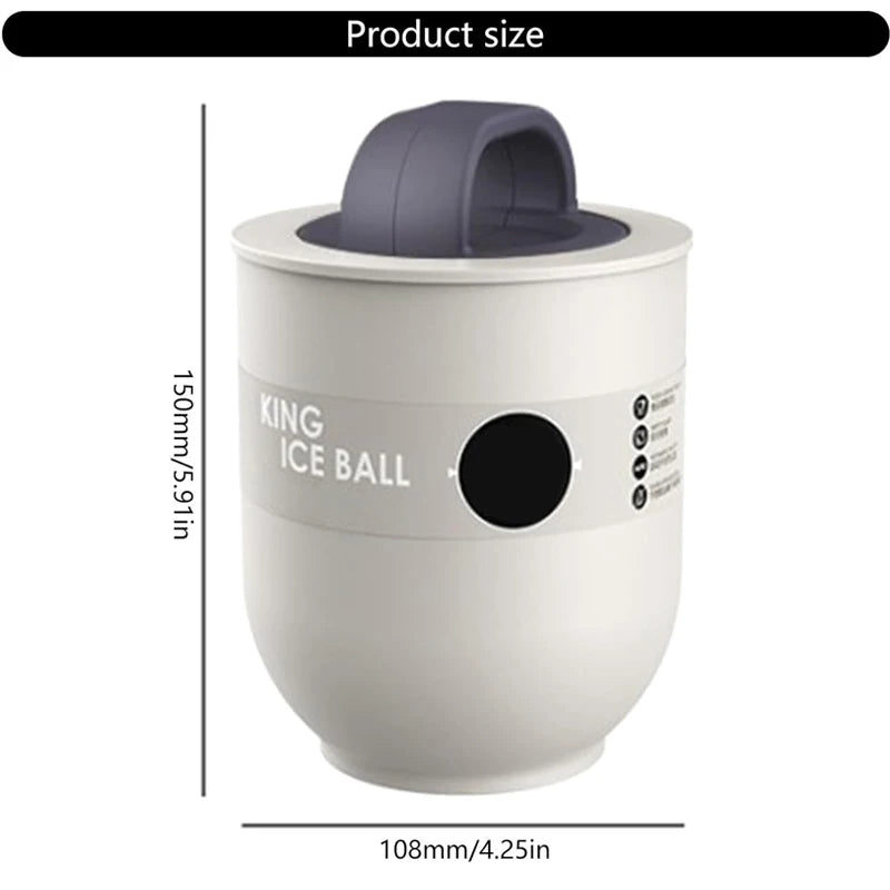 Silicone Anti-melting Ice Ball Mold Summer Clear Ice Cube Trays for Whiskey Cocktails Juice No Bubbles DIY Ice Ball Maker