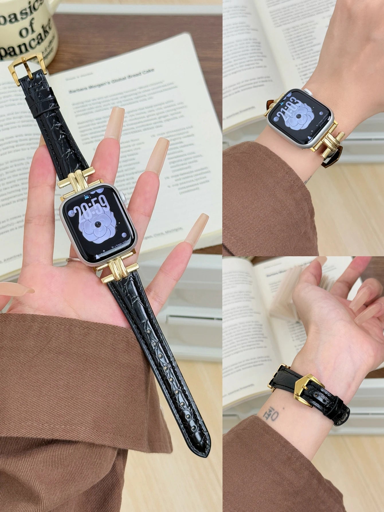 Correa For Apple Watch Band For Women 40mm 41mm 42mm 44mm 45mm 46mm 49mm , Strap For Apple Watch Watchband Series 11/10/9/8/7