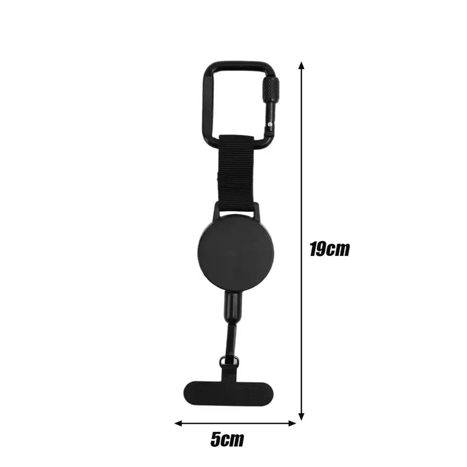 Retractable Anti Theft Outdoor Phone Case for IPhone Air 17 16 E 15 14 13 12 Pro Max Plus 17Pro Anti-lost Lanyard Phone Cover