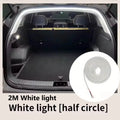 Car High Brightness Trunk Lighting Ambient Light Interior Decoration LED Wiring Free Automatic Sensing Tailgate 2/4M Light Strip