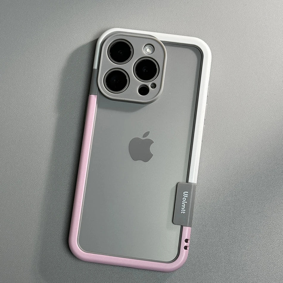 Shockproof Soft Silicone Frame Phone Case for iPhone 17 Pro Max 13 14 15 16 Plus NoBack Heat Dissipation Protection Bumper Cover