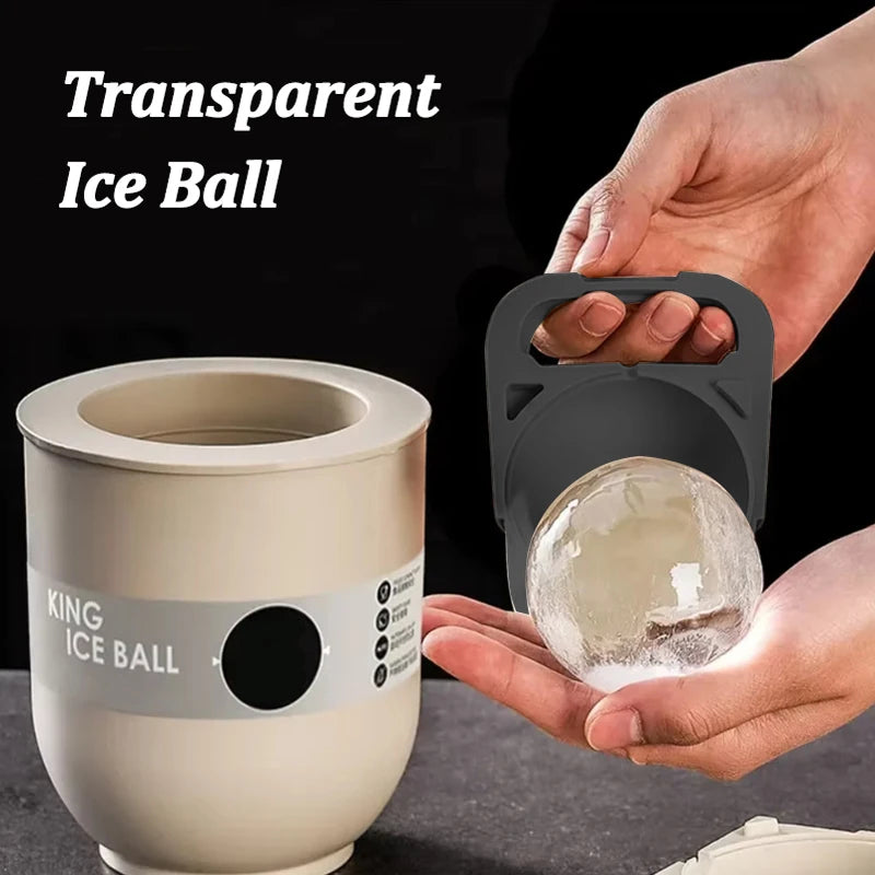 Silicone Anti-melting Ice Ball Mold Summer Clear Ice Cube Trays for Whiskey Cocktails Juice No Bubbles DIY Ice Ball Maker