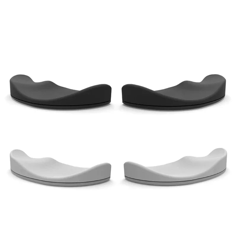 Ergonomic Silicone Mouse Pad Skin Friendly Anti Slip Streamlined Wrist Guard Pad Supports Computer Office Gaming PC Computer